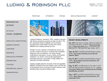 Tablet Screenshot of ludwigrobinson.com